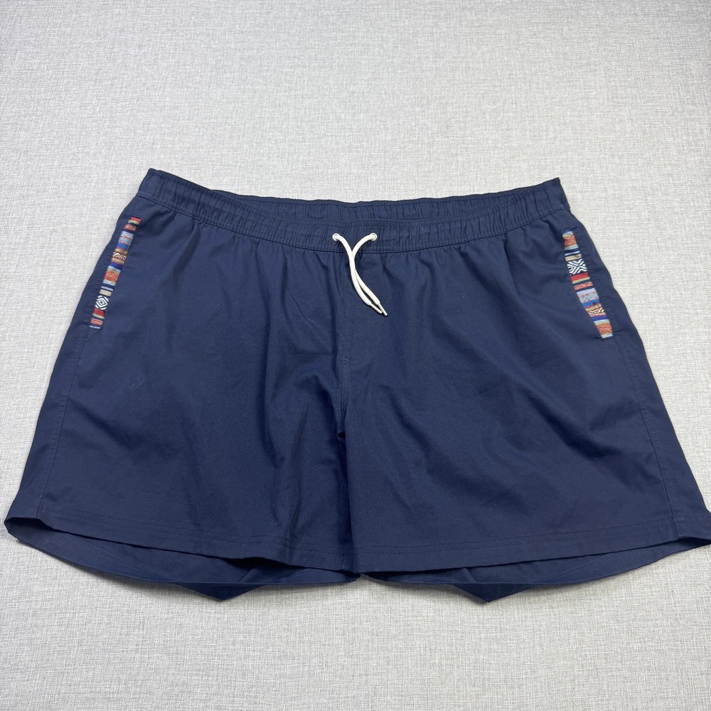 Wowie 7" Gym Performance Shorts Mens 3XL Blue Polyester Drawstring